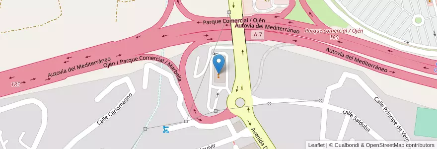 Mapa de ubicacion de McDonald's en إسبانيا, أندلوسيا, مالقة, Costa Del Sol Occidental, مربلة.