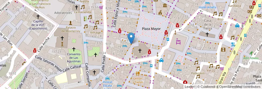 Mapa de ubicacion de McDonald's en Spanien, Kastilien Und León, Salamanca, Campo De Salamanca, Salamanca.