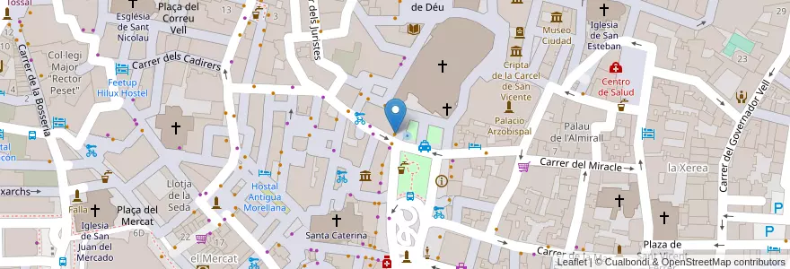 Mapa de ubicacion de McDonald's en Spanje, Valencia, Valencia, Comarca De València, Valencia.