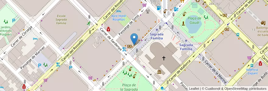 Mapa de ubicacion de McDonald's en España, Catalunya, Barcelona, Barcelonès, Barcelona.