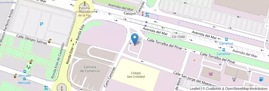 Mapa de ubicacion de McDonald's en Испания, Валенсия, Кастельон, La Plana Alta, Кастельон-Де-Ла-Плана.