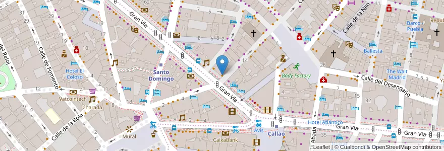 Mapa de ubicacion de McDonald's en إسبانيا, منطقة مدريد, منطقة مدريد, Área Metropolitana De Madrid Y Corredor Del Henares, مدريد.