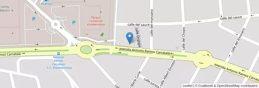 Mapa de ubicacion de McDonald's en Sepanyol, Comunitat Valenciana, Alacant / Alicante, L'Alacantí, Alacant / Alicante.