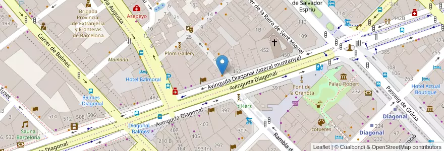 Mapa de ubicacion de McDonald's en Spanien, Katalonien, Barcelona, Barcelonès, Barcelona.