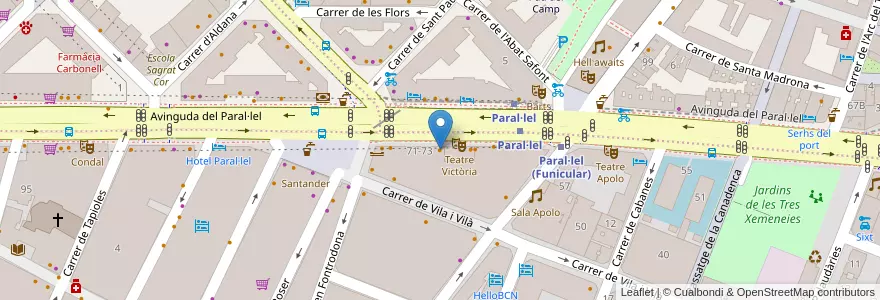 Mapa de ubicacion de McDonald's en スペイン, カタルーニャ州, Barcelona, バルサルネス, Barcelona.