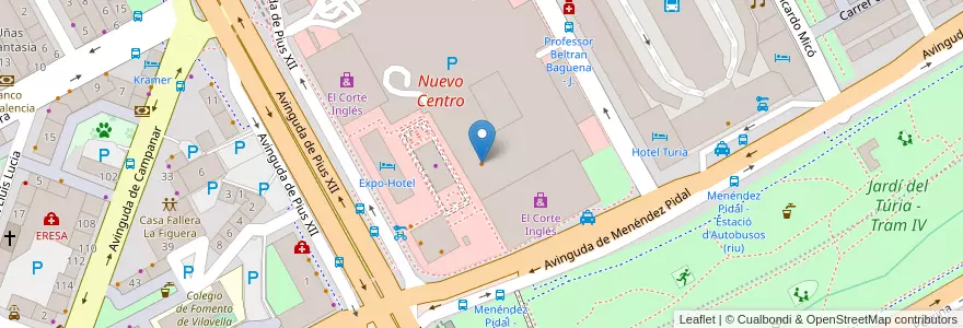 Mapa de ubicacion de McDonald's en España, Comunitat Valenciana, València / Valencia, Comarca De València, València.