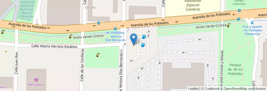 Mapa de ubicacion de McDonald's en Spain, Community Of Madrid, Community Of Madrid, Área Metropolitana De Madrid Y Corredor Del Henares, Madrid.