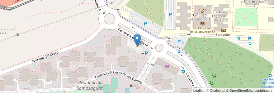 Mapa de ubicacion de McDonald's en Испания, Мадрид, Мадрид, Área Metropolitana De Madrid Y Corredor Del Henares, Pozuelo De Alarcón.