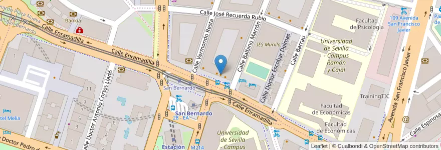 Mapa de ubicacion de McDonald's en 西班牙, 安达鲁西亚, Sevilla, Sevilla.