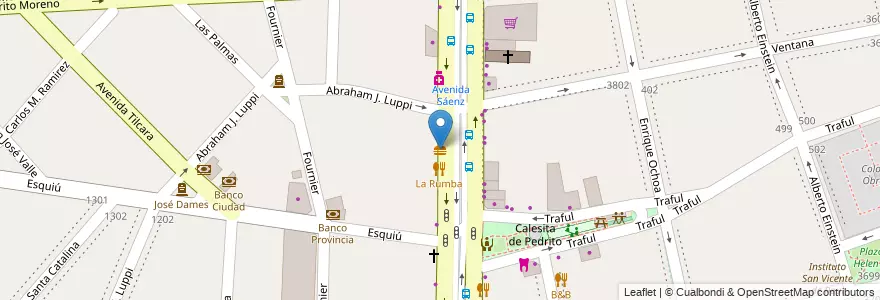 Mapa de ubicacion de McDonald's, Nueva Pompeya en Arjantin, Ciudad Autónoma De Buenos Aires, Comuna 4, Buenos Aires.