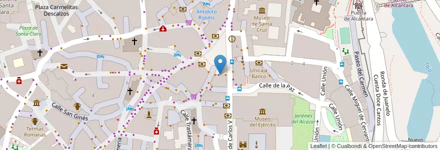 Mapa de ubicacion de McDonald's Toledo en Spagna, Castilla-La Mancha, Toledo, Toledo, Toledo.