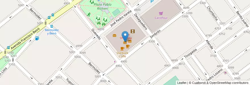 Mapa de ubicacion de McDonald's, Villa Devoto en Argentine, Ciudad Autónoma De Buenos Aires, Buenos Aires, Comuna 10, Comuna 11.