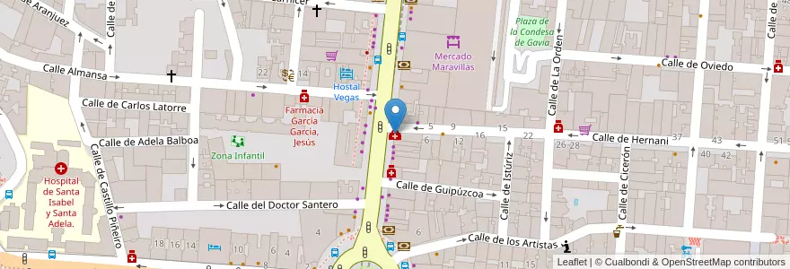 Mapa de ubicacion de Medirecon en Spagna, Comunidad De Madrid, Comunidad De Madrid, Área Metropolitana De Madrid Y Corredor Del Henares, Madrid.