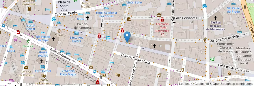 Mapa de ubicacion de Meet In en Spagna, Comunidad De Madrid, Comunidad De Madrid, Área Metropolitana De Madrid Y Corredor Del Henares, Madrid.