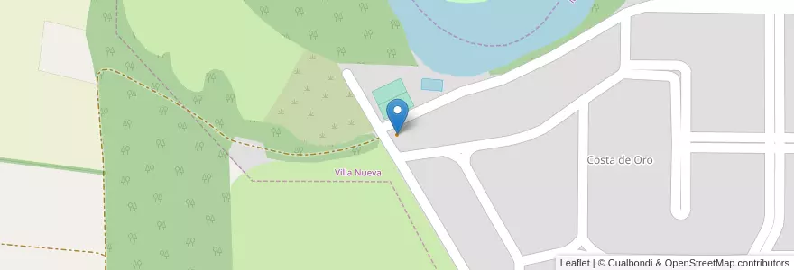 Mapa de ubicacion de Meet en アルゼンチン, コルドバ州, Departamento General San Martín, Pedanía Villa Nueva, Municipio De Villa Nueva, Villa Nueva.