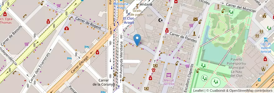 Mapa de ubicacion de Mei Wei en Espanha, Catalunha, Barcelona, Barcelonès, Barcelona.