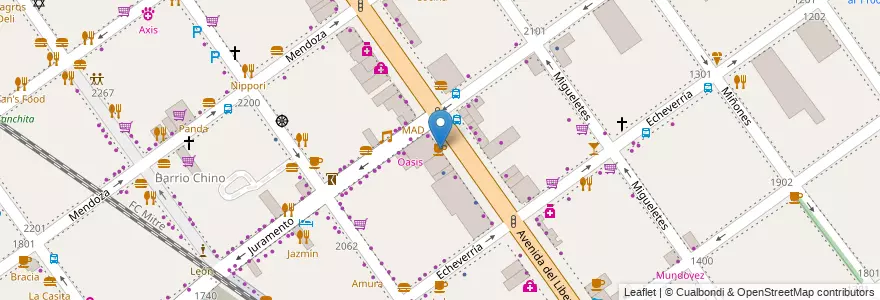 Mapa de ubicacion de Méli Mélo, Belgrano en 아르헨티나, Ciudad Autónoma De Buenos Aires, 부에노스아이레스, Comuna 13.