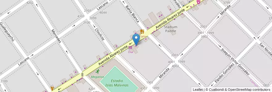 Mapa de ubicacion de Membramundo, Monte Castro en Argentinië, Ciudad Autónoma De Buenos Aires, Buenos Aires, Comuna 10, Comuna 11.