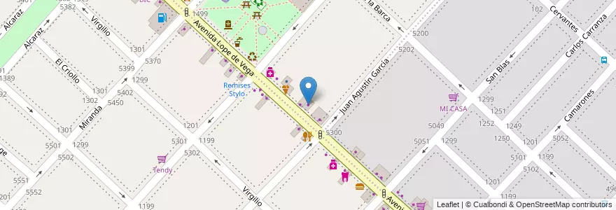 Mapa de ubicacion de Membranas Daimper, Monte Castro en 阿根廷, Ciudad Autónoma De Buenos Aires, 布宜诺斯艾利斯, Comuna 10.