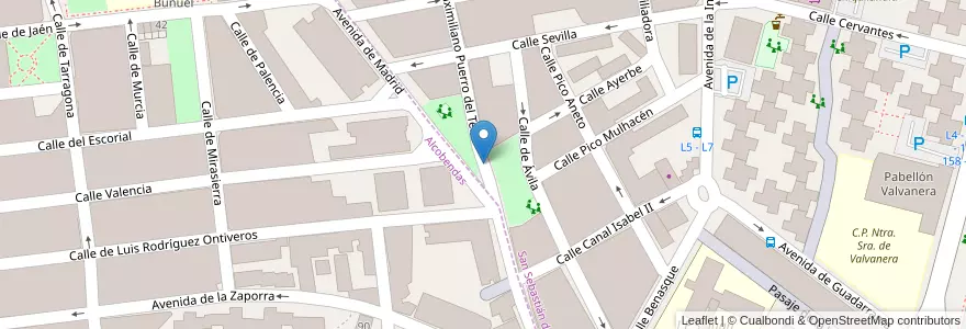 Mapa de ubicacion de Menta Y Chocolate Kids en Испания, Мадрид, Мадрид, Área Metropolitana De Madrid Y Corredor Del Henares, Alcobendas.