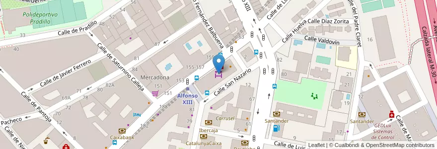 Mapa de ubicacion de Mercado en 스페인, Comunidad De Madrid, Comunidad De Madrid, Área Metropolitana De Madrid Y Corredor Del Henares, 마드리드.