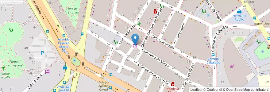 Mapa de ubicacion de Mercado Arenas en إسبانيا, أرغون, سرقسطة, Zaragoza, سرقسطة.