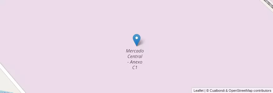 Mapa de ubicacion de Mercado Central - Anexo C1 en 아르헨티나, 부에노스아이레스주, Partido De La Matanza, Aldo Bonzi.