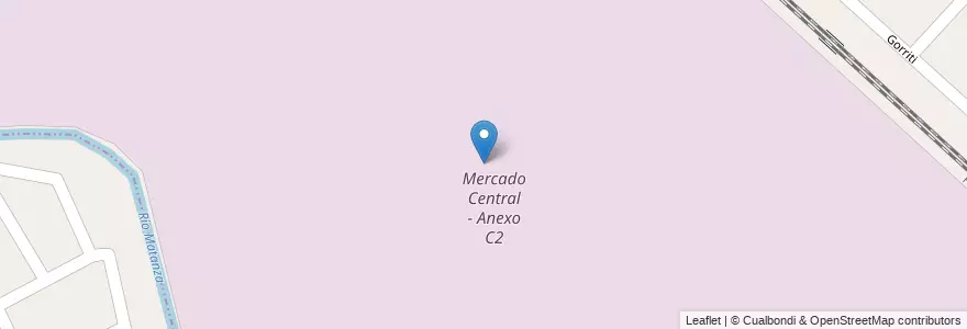Mapa de ubicacion de Mercado Central - Anexo C2 en Argentine, Province De Buenos Aires, Partido De Lomas De Zamora, Partido De La Matanza.