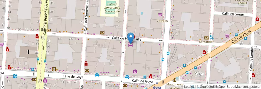 Mapa de ubicacion de Mercado de Torrijos en إسبانيا, منطقة مدريد, منطقة مدريد, Área Metropolitana De Madrid Y Corredor Del Henares, مدريد.