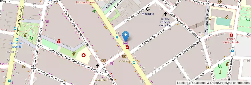Mapa de ubicacion de Mercado Miguel Servet en Spanje, Aragón, Zaragoza, Zaragoza, Zaragoza.