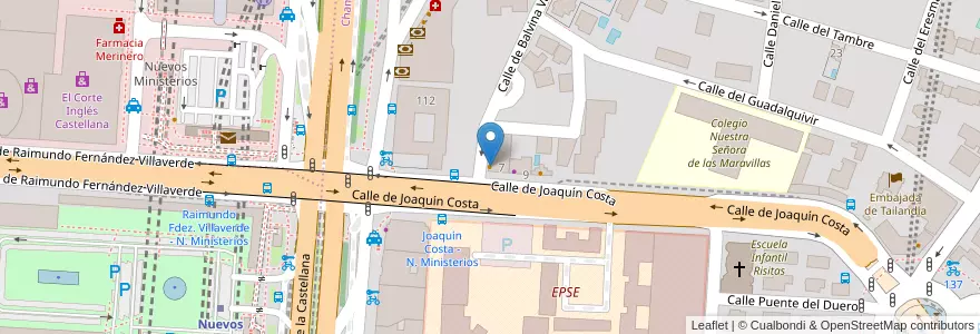 Mapa de ubicacion de Mercado Provenzal en España, Comunidad De Madrid, Comunidad De Madrid, Área Metropolitana De Madrid Y Corredor Del Henares, Madrid.