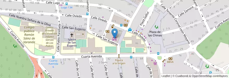 Mapa de ubicacion de Mercado San Antonio en Spanien, Aragonien, Saragossa, Zaragoza, Saragossa.