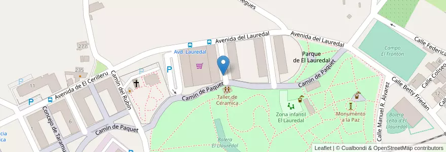 Mapa de ubicacion de Mercadona en اسپانیا, آستوریاس, آستوریاس, Gijón/Xixón.