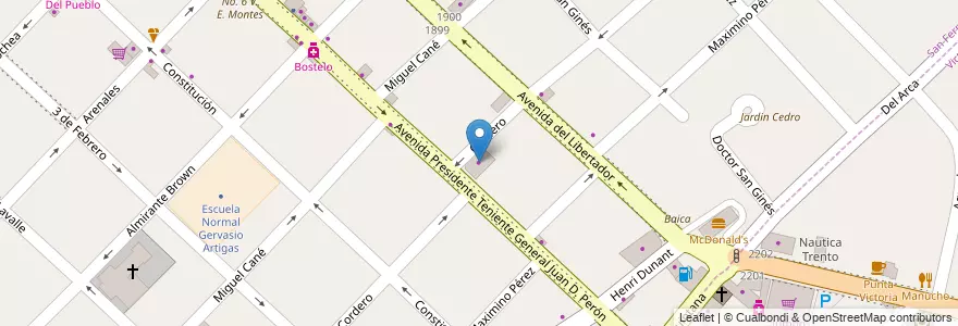 Mapa de ubicacion de Mercmotor en Arjantin, Buenos Aires, Partido De San Fernando, Victoria.