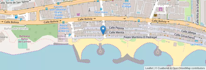 Mapa de ubicacion de Merendero El Cabra en Sepanyol, Málaga-Costa Del Sol, Málaga.