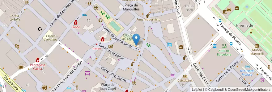 Mapa de ubicacion de Mescladis en Espanha, Catalunha, Barcelona, Barcelonès, Barcelona.