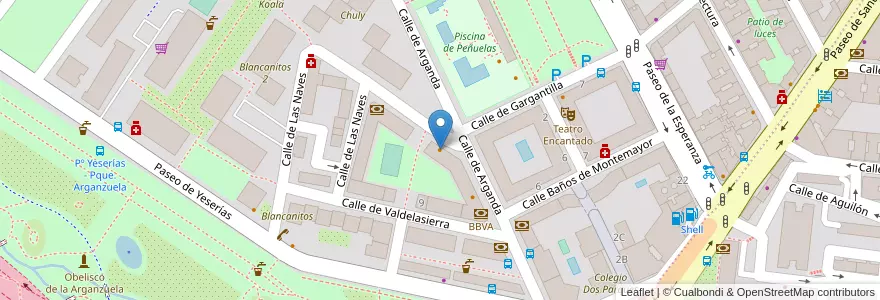 Mapa de ubicacion de Mesón A Ría de Noia en Spanien, Autonome Gemeinschaft Madrid, Autonome Gemeinschaft Madrid, Área Metropolitana De Madrid Y Corredor Del Henares, Madrid.