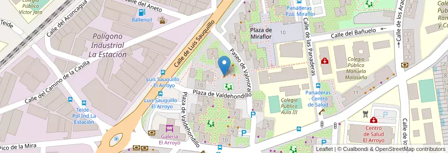 Mapa de ubicacion de Mesón Barquero en 西班牙, Comunidad De Madrid, Comunidad De Madrid, Área Metropolitana De Madrid Y Corredor Del Henares, Fuenlabrada.