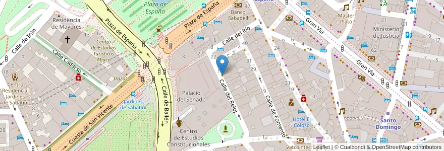Mapa de ubicacion de Mesón Del Bacalao en Испания, Мадрид, Мадрид, Área Metropolitana De Madrid Y Corredor Del Henares, Мадрид.