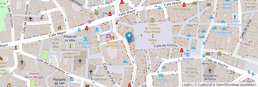 Mapa de ubicacion de Mesón del Boquerón en スペイン, マドリード州, Comunidad De Madrid, Área Metropolitana De Madrid Y Corredor Del Henares, Madrid.