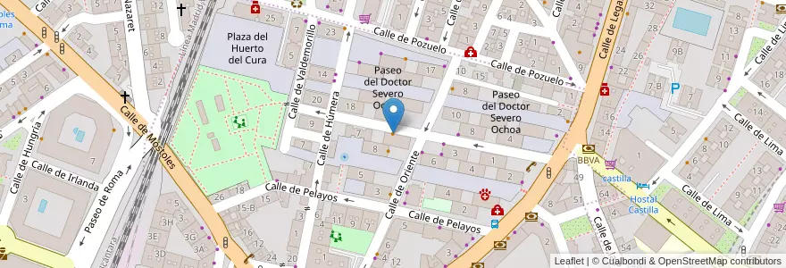 Mapa de ubicacion de Mesón El Cazador en Испания, Мадрид, Мадрид, Área Metropolitana De Madrid Y Corredor Del Henares, Fuenlabrada.
