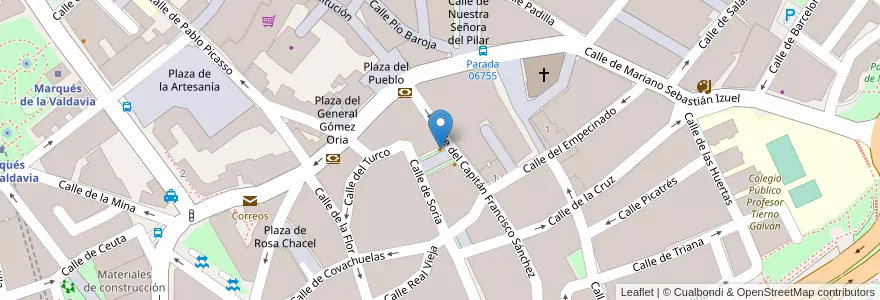 Mapa de ubicacion de Mesón El Estoque en Испания, Мадрид, Мадрид, Área Metropolitana De Madrid Y Corredor Del Henares, Alcobendas.
