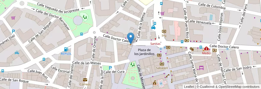 Mapa de ubicacion de Mesón La Aurora en إسبانيا, منطقة مدريد, منطقة مدريد, Área Metropolitana De Madrid Y Corredor Del Henares, Majadahonda.