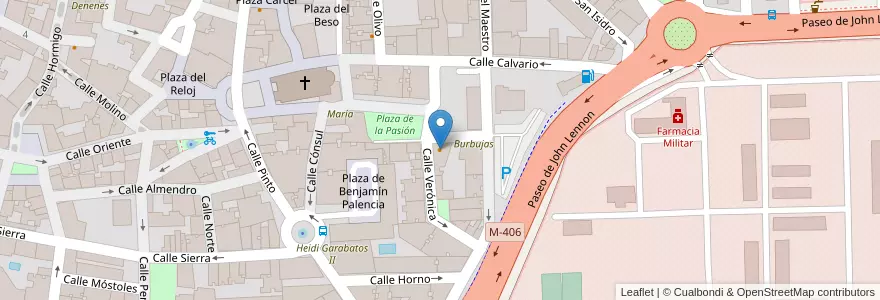 Mapa de ubicacion de Mesón La Catedral en 西班牙, Comunidad De Madrid, Comunidad De Madrid, Área Metropolitana De Madrid Y Corredor Del Henares, Getafe.