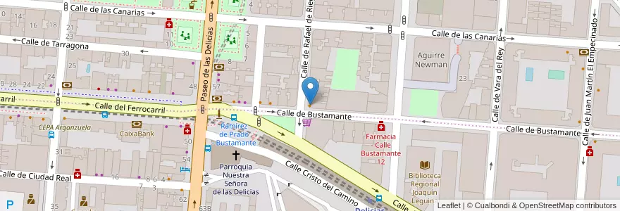 Mapa de ubicacion de Mesón la esquina gallega en Spagna, Comunidad De Madrid, Comunidad De Madrid, Área Metropolitana De Madrid Y Corredor Del Henares, Madrid.