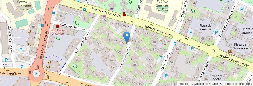 Mapa de ubicacion de Mesón Leitariegos en Spanien, Autonome Gemeinschaft Madrid, Autonome Gemeinschaft Madrid, Área Metropolitana De Madrid Y Corredor Del Henares, Fuenlabrada.