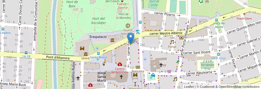 Mapa de ubicacion de Mesón nou Sepia en Spain, Valencian Community, Alacant / Alicante, El Baix Vinalopó, Elx / Elche.