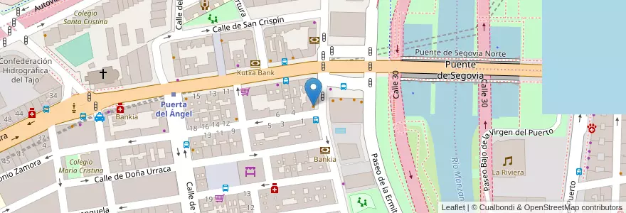 Mapa de ubicacion de Mesón O'Grove en إسبانيا, منطقة مدريد, منطقة مدريد, Área Metropolitana De Madrid Y Corredor Del Henares, مدريد.