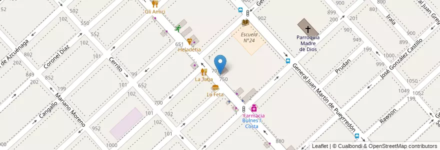 Mapa de ubicacion de Metodo Samurai en Arjantin, Buenos Aires, Partido De La Matanza, Ramos Mejía.