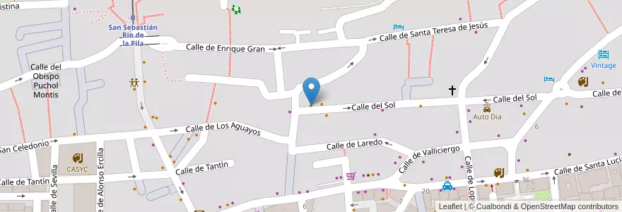 Mapa de ubicacion de Metropol Club en スペイン, カンタブリア州, カンタブリア州, Santander, Santander.